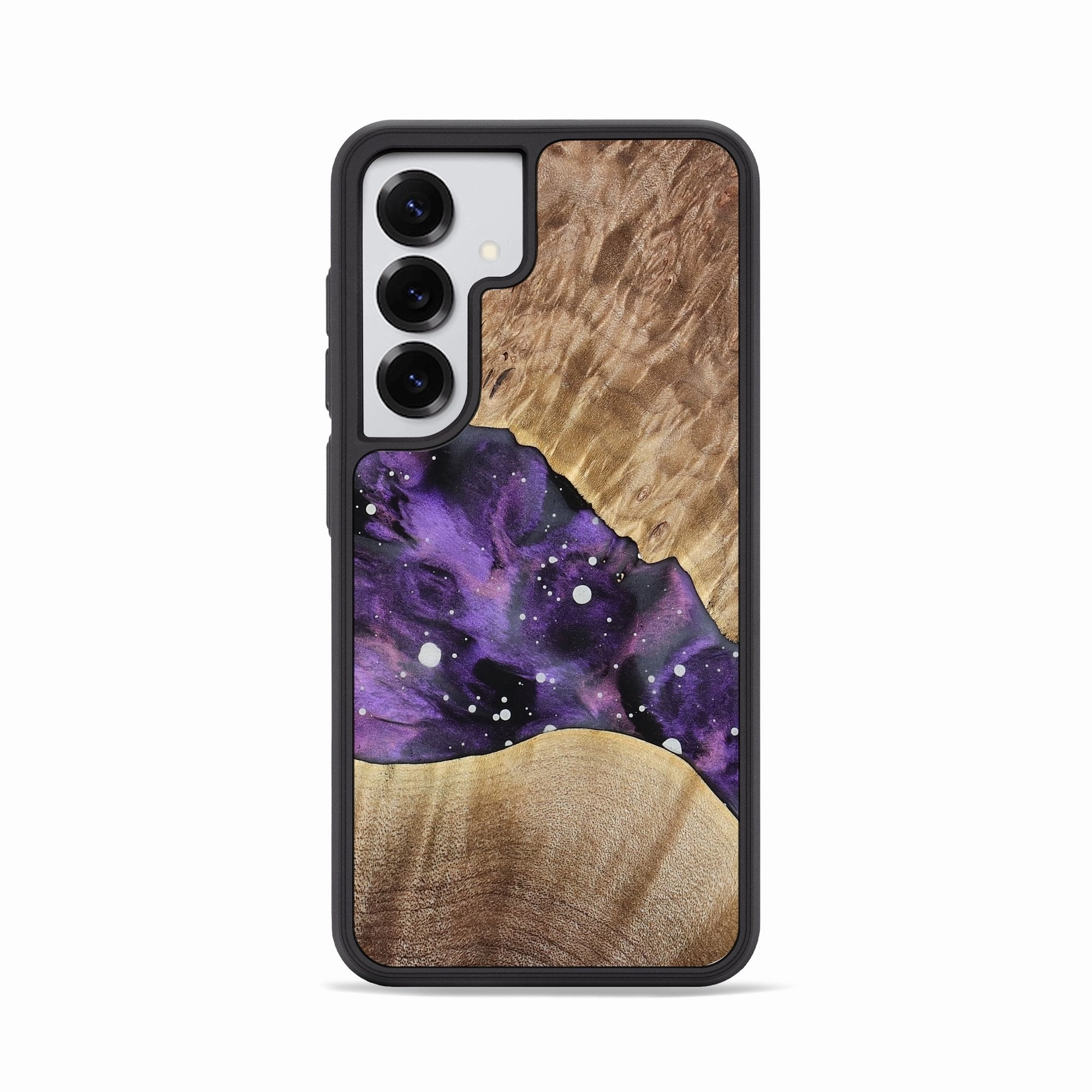 Galaxy S25 Wood Phone Case - Jireh (Cosmos, 776966) Anti Finger Streak Anti Oil Film