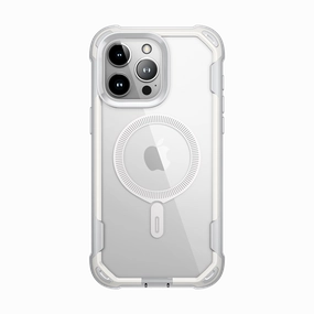 Iphone 15 Pro Ares Mag Case - White Protective Screen