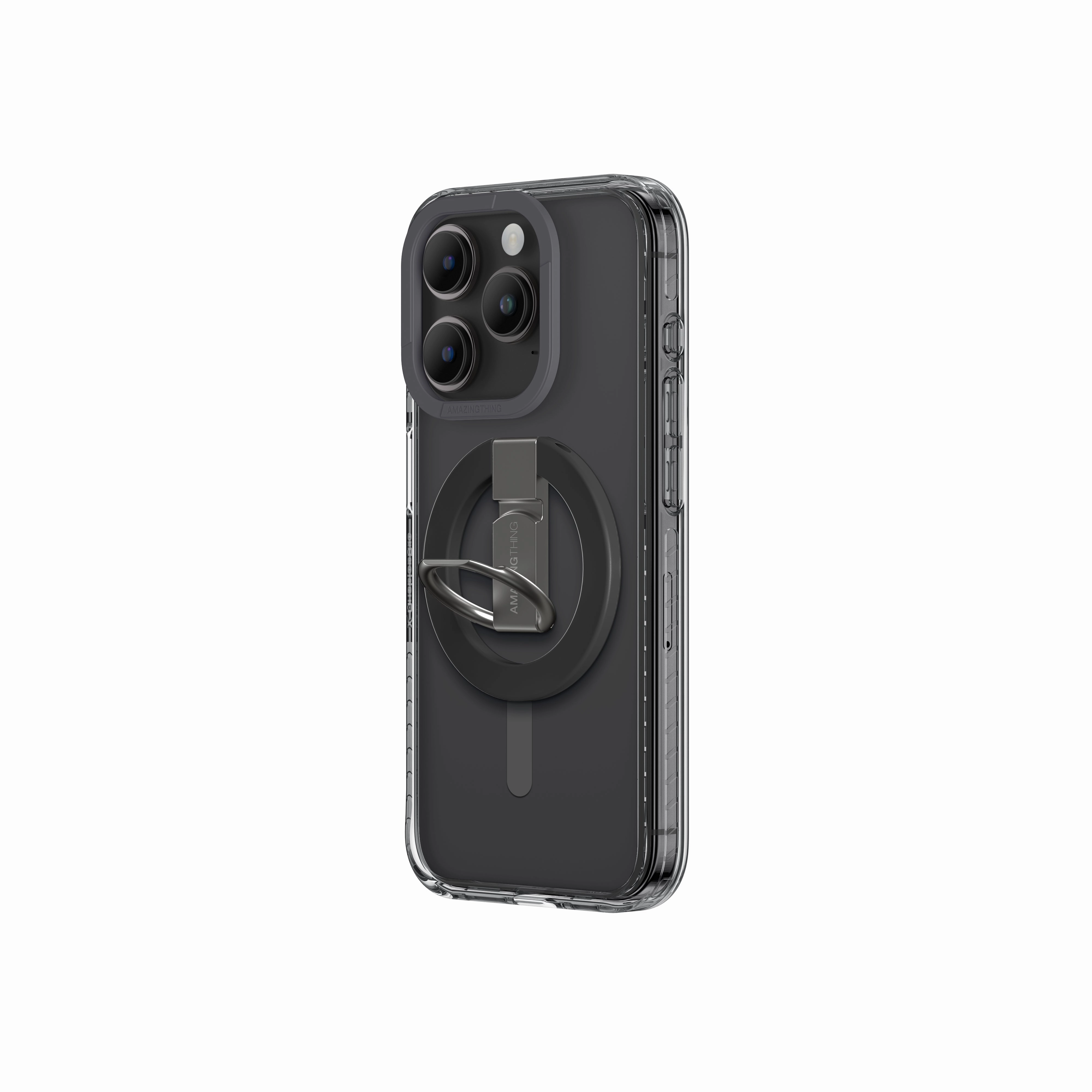 Titan Pro Magnetic Case Grip Ring Set | Iphone 15 Pro Shatterproof Glass
