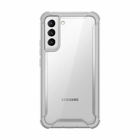 Smooth Surface Drop Protection Galaxy S22 Ares Clear Rugged Case -  Gray