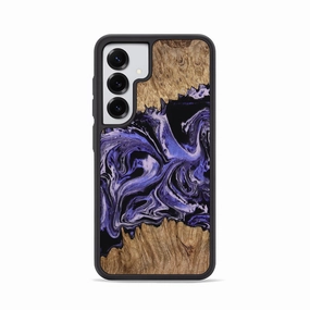 Galaxy S25 Wood Phone Case - Burton (Purple, 769473) Smooth Surface