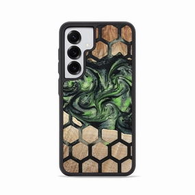 Dustproof Cover Fingerprint Repellent Galaxy S25 Wood Phone Case - Claudie (Pattern, 780206)
