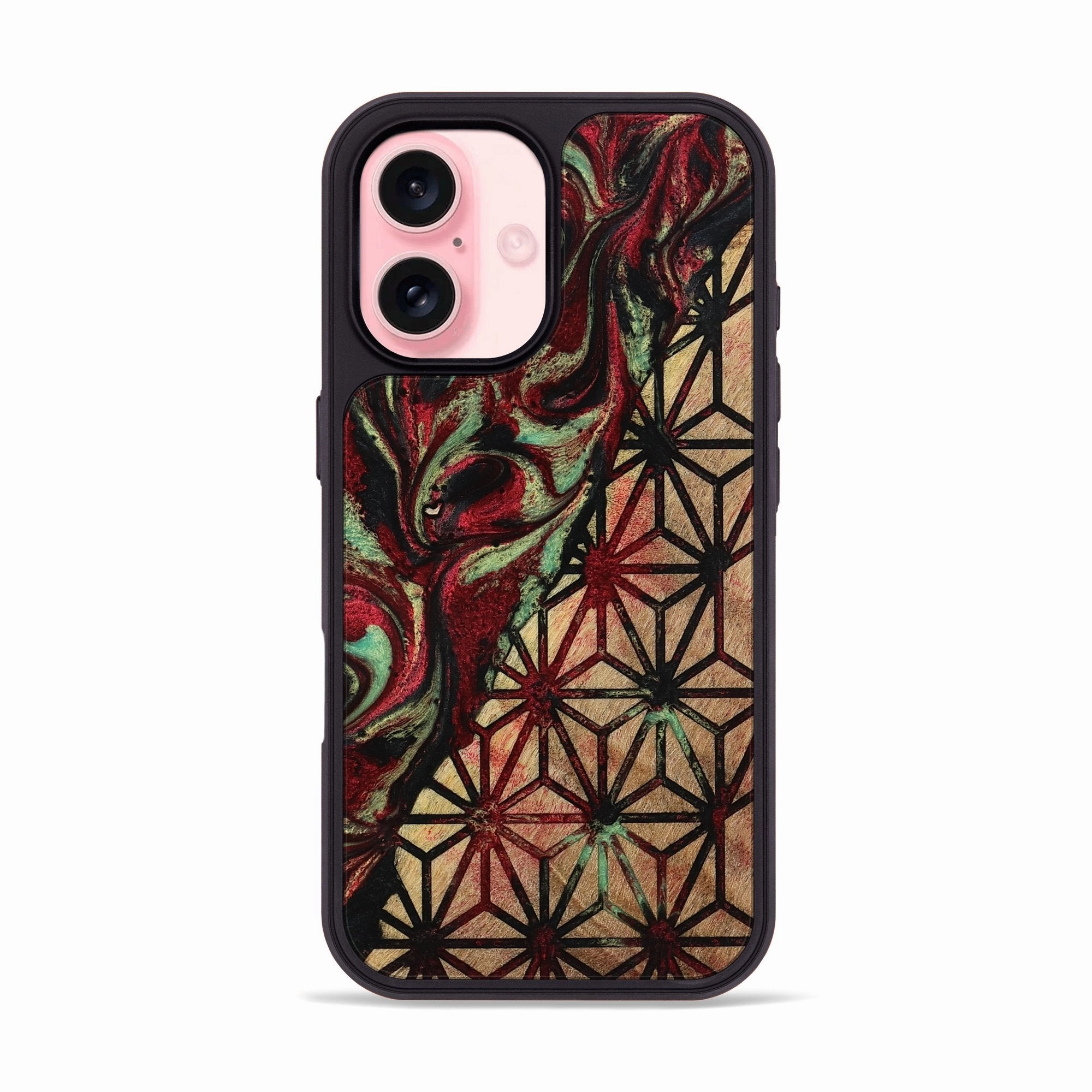Anti Scratch Shield Iphone 16 Wood Phone Case - Shaina (Pattern, 777268)