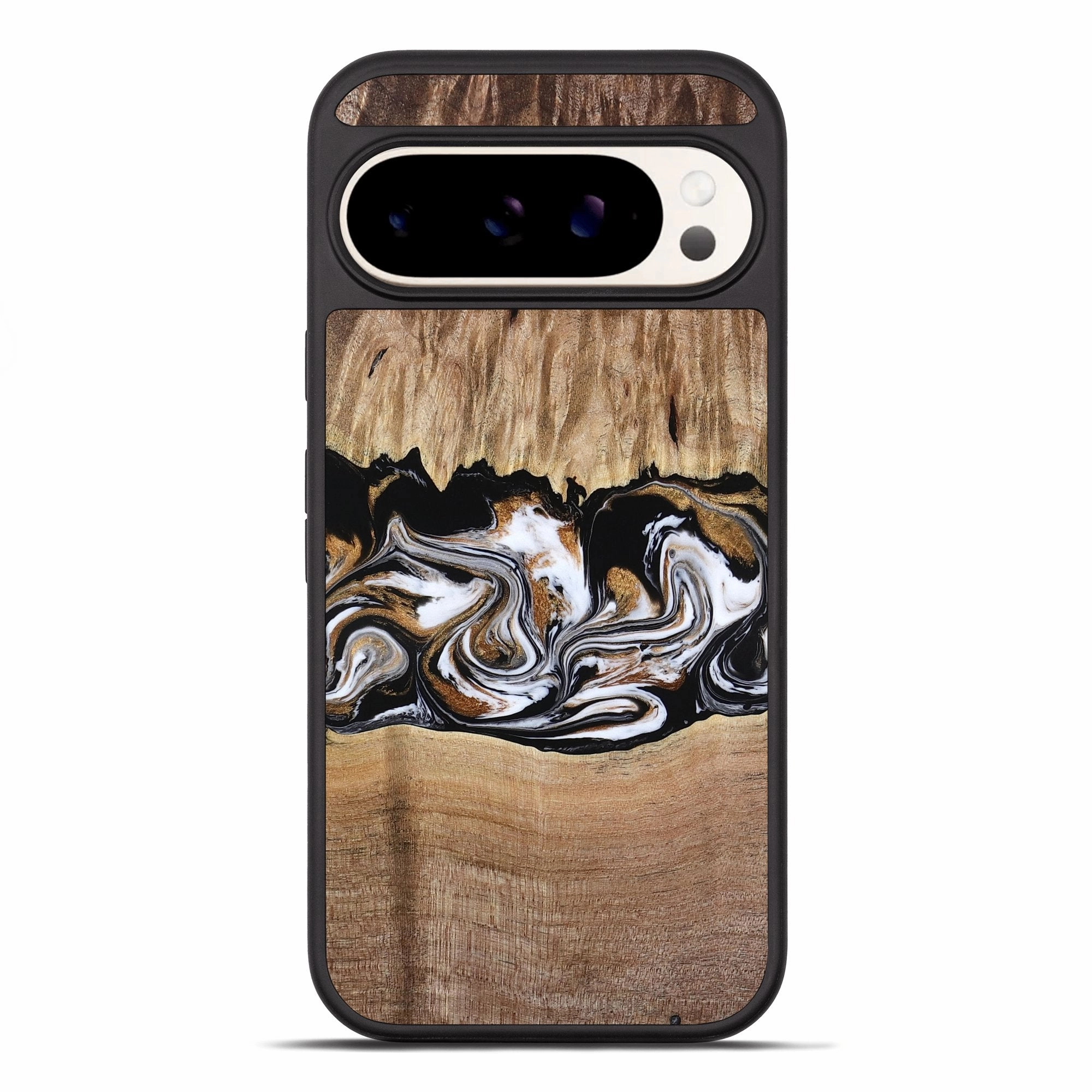 Pixel 10 Pro Xl Wood Phone Case - Baker (Black & White, 779225) Bubble Free Installation Reinforced Corners