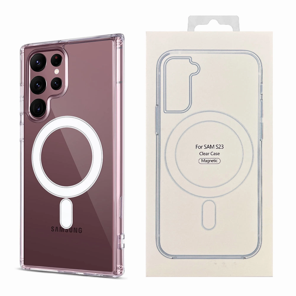 Anti Finger Oil Coating Anti Finger Grease Film For Galaxy S25 Plus / S24 Plus Hard Crystal Clear Case Compatible With Magsafe