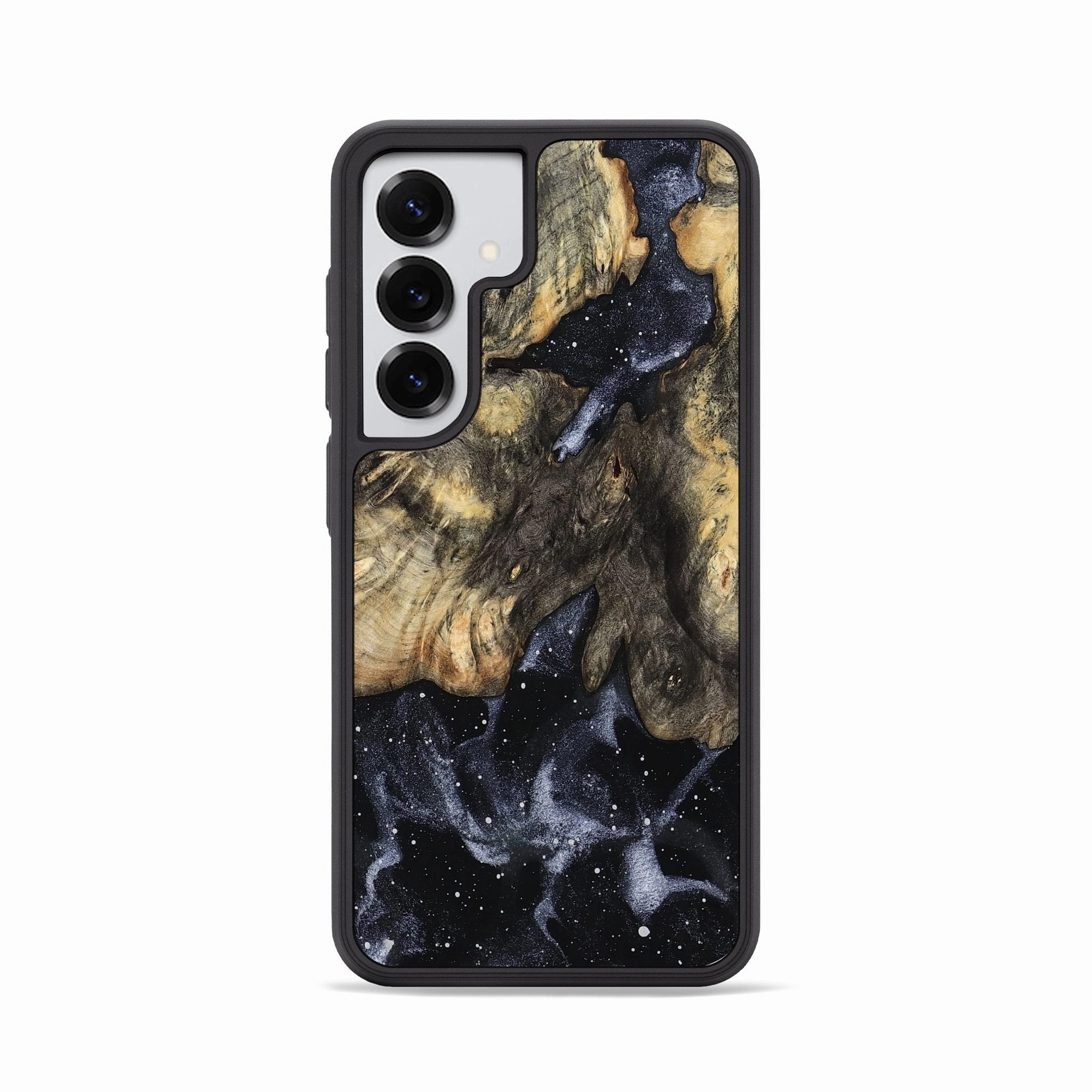 Bubble Free Fingerprint Resistant Coating Galaxy S25 Wood Phone Case - Madisyn (Cosmos, 781910)