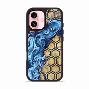 Iphone 16 Wood Phone Case - Brayan (Pattern, 781718) Anti Static Screen Guard