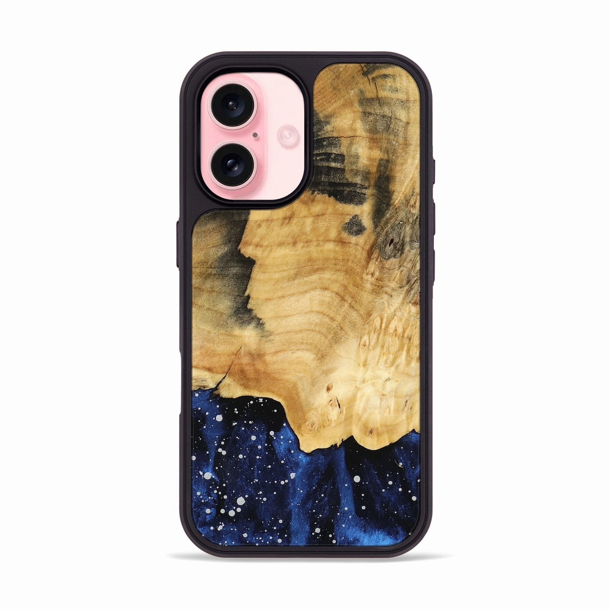 Iphone 16 Wood Phone Case - Yulissa (Cosmos, 777196) Anti Fingerprint Film Protective Screen