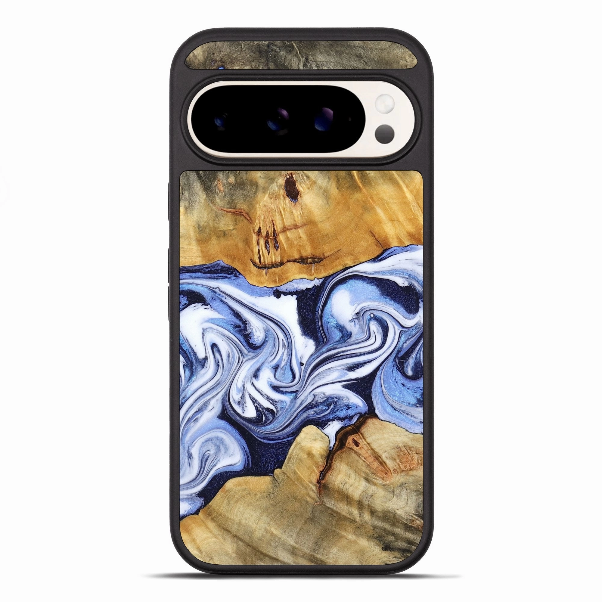 Tempered Screen Protector Tempered Glass Pixel 10 Pro Xl Wood Phone Case - Oswaldo (Blue, 777630)