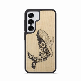 Galaxy S25 Wood Phone Case - Growth - Maple (Curated) Anti Glare Film Shock Proof Film