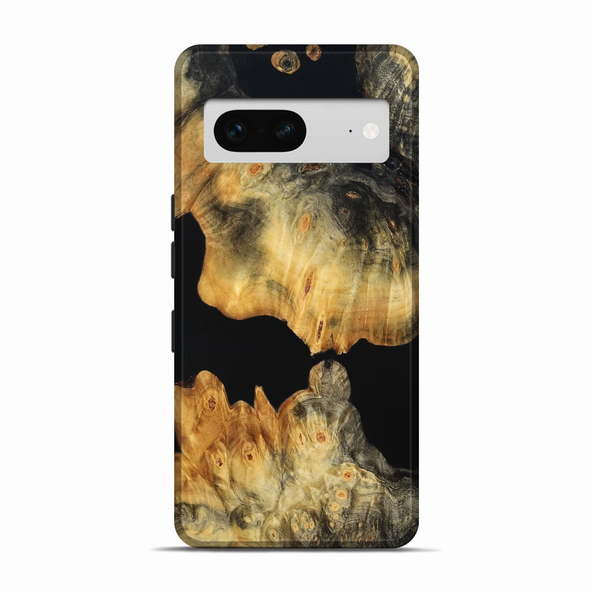 Pixel 7 Wood Live Edge Phone Case - Phil (Wood Burl, 781435) Anti Finger Smudge