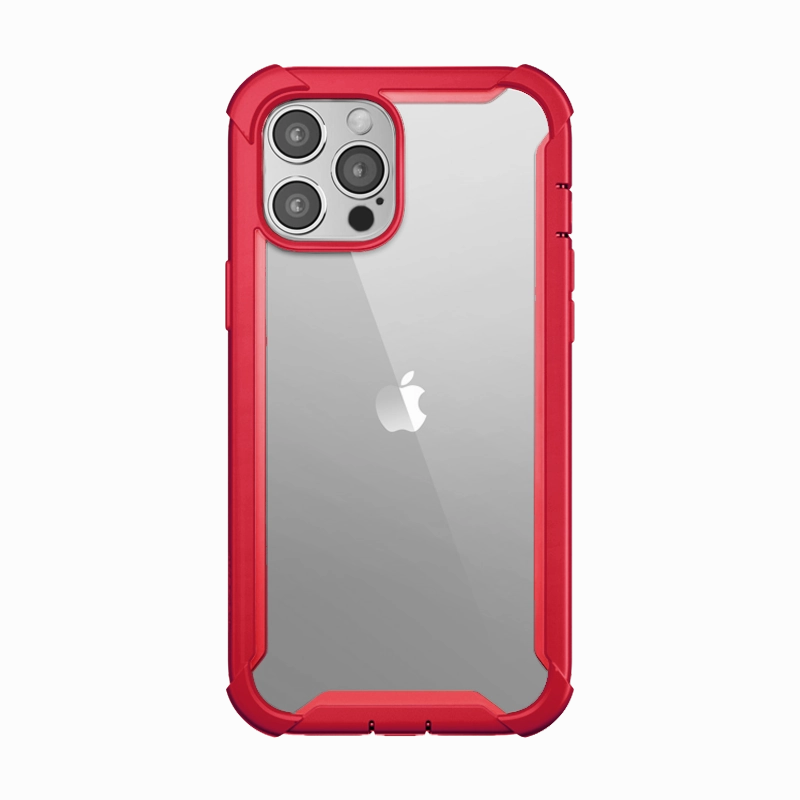Iphone 12 Pro Ares Case - Red Anti Fingerprint Shield Smooth Touch Film