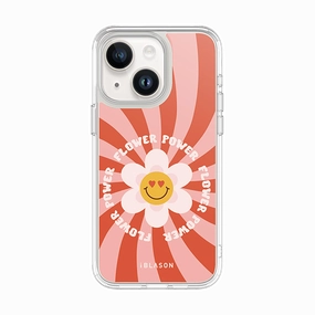 Fingerprint Resistant Coating Scratch Proof Iphone 14 Halo Magsafe Cute Phone Case - Retro Flower Power