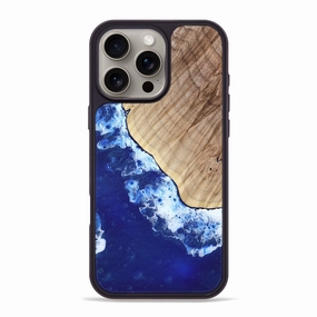 Anti Scratch Screen Oleophobic Coating Iphone 16 Pro Max Wood Phone Case - Lura (Coastal, 764146)