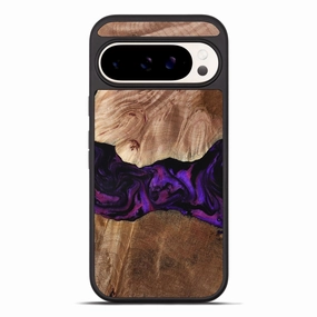 Pixel 10 Pro Xl Wood Phone Case - Imani (Purple, 768124) Smooth Touch Anti Finger Oil