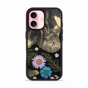 Iphone 16 Wood Phone Case - Lynette (Bloom, 781393) Anti Fingerprint Coating Shock Guard