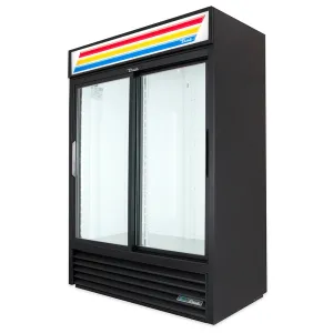 True GDM-47-HC-LD 54" Two Section Glass Door Merchandiser, (2) Sliding Doors, 115v