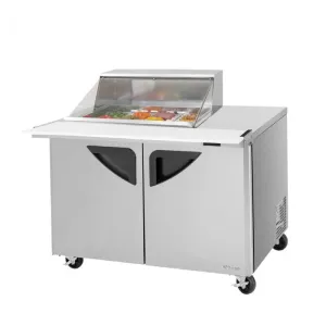 Turbo Air - TST-48SD-12M-N-CL, Commercial Super Deluxe Series, Mega-Top Sandwich/Salad Prep   Work Station