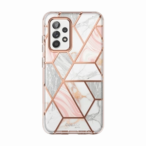 Anti Static Film High Transparency Galaxy A33 Cosmo Case - Marble Pink