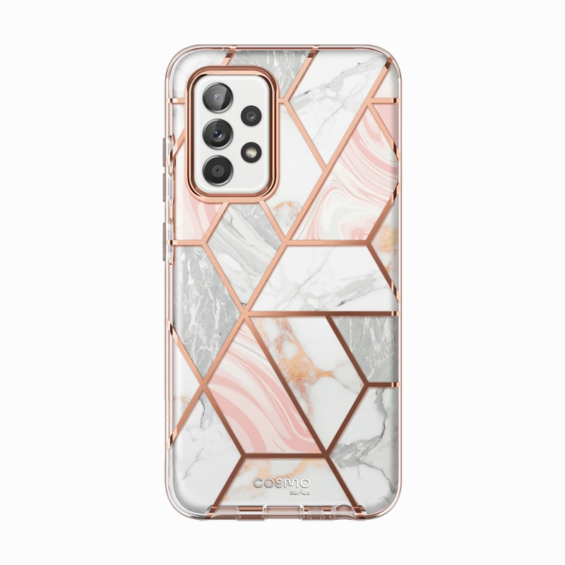 Anti Static Film High Transparency Galaxy A33 Cosmo Case - Marble Pink