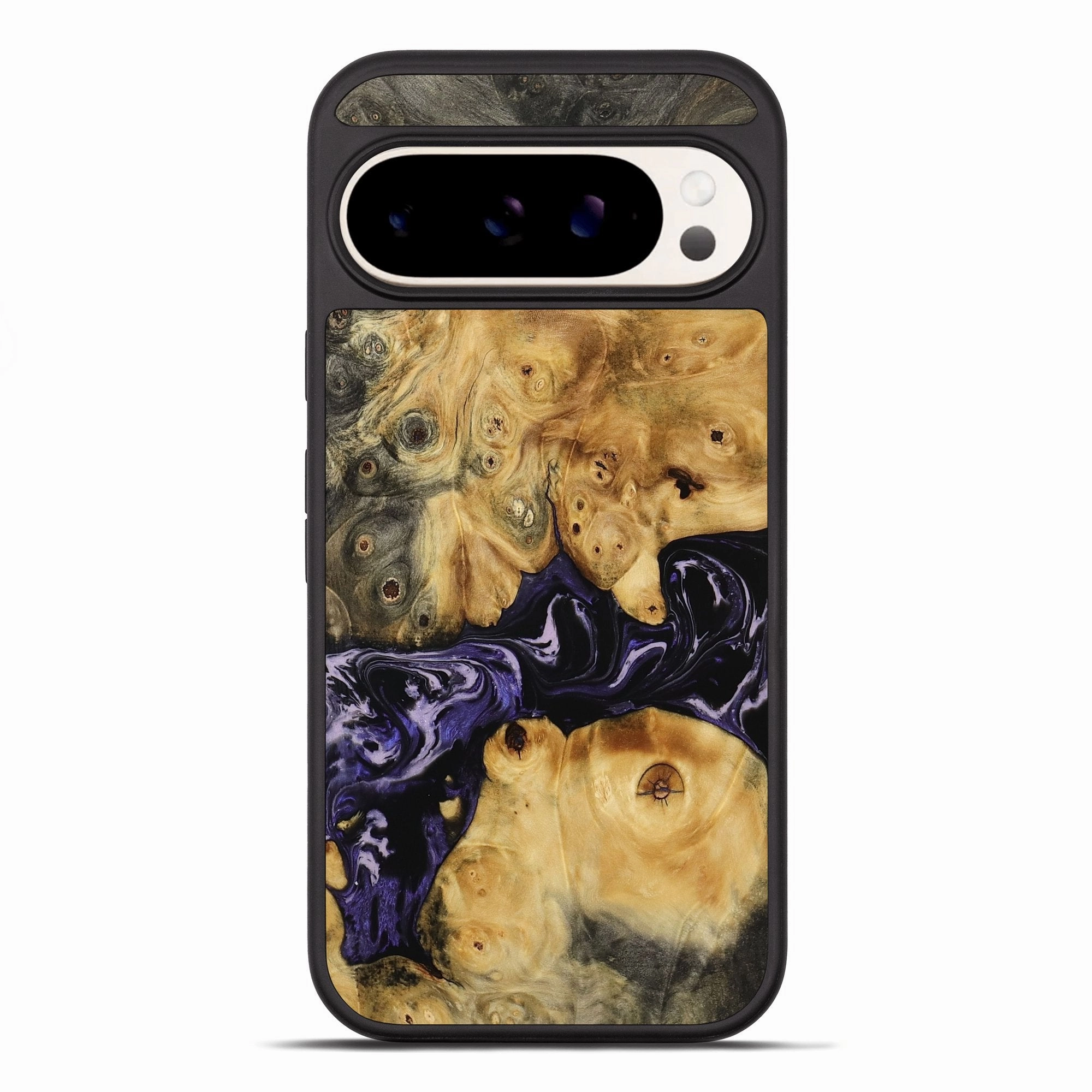 Fingerprint Free HD Screen Protector Pixel 10 Pro Xl Wood Phone Case - Leonard (Purple, 769485)