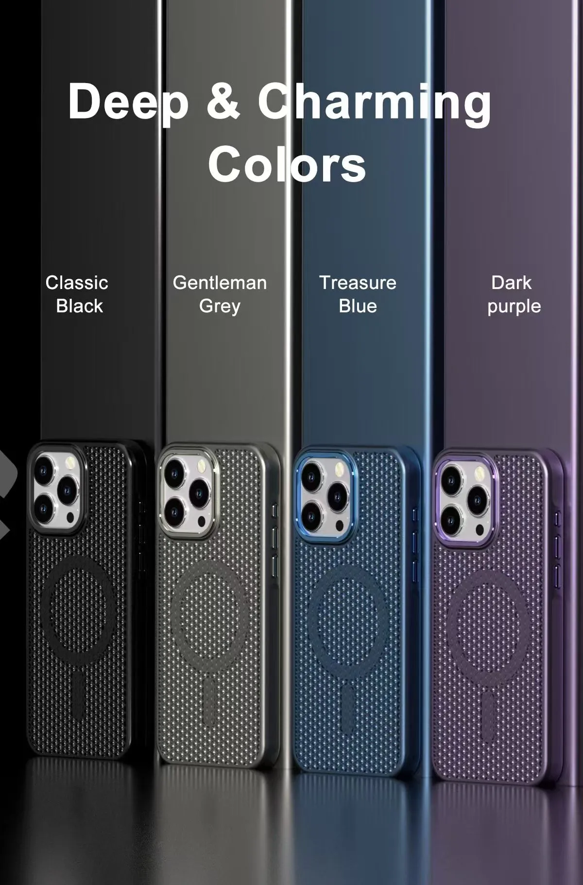 Ultra Slim Protector Anti Static Film Usp 3D Mesh Armor Case For Iphone 17 Compatible With Magsafe