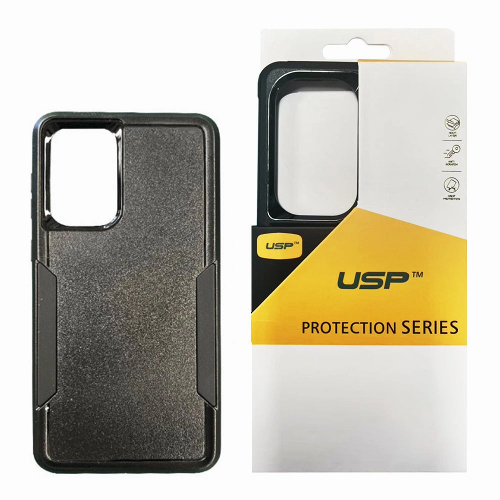 Protective Screen Bubble Free Usp Black Armor Light Case For Samsung S25 Ultra