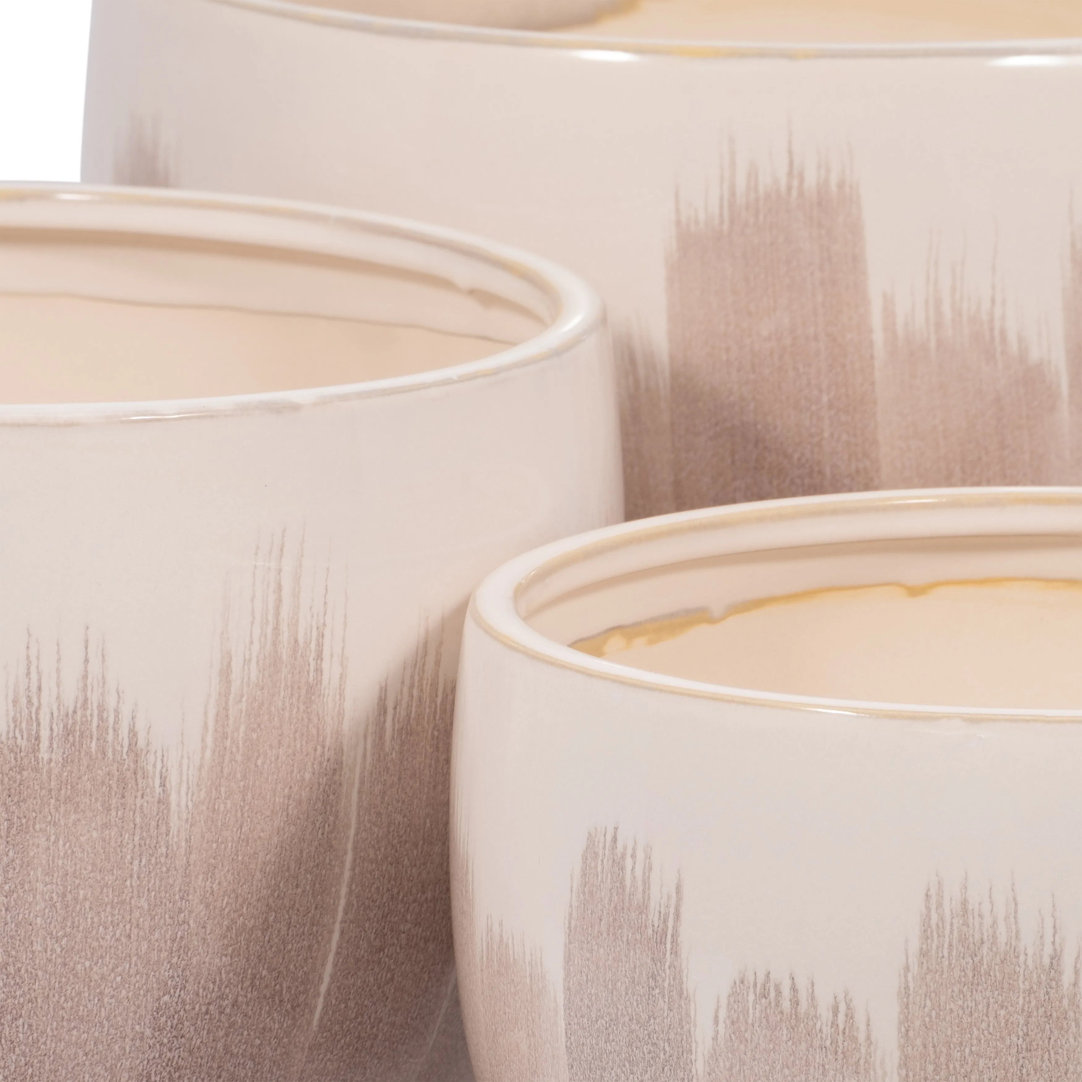 VALDIVA CERAMIC PLANTERS - SET OF 3