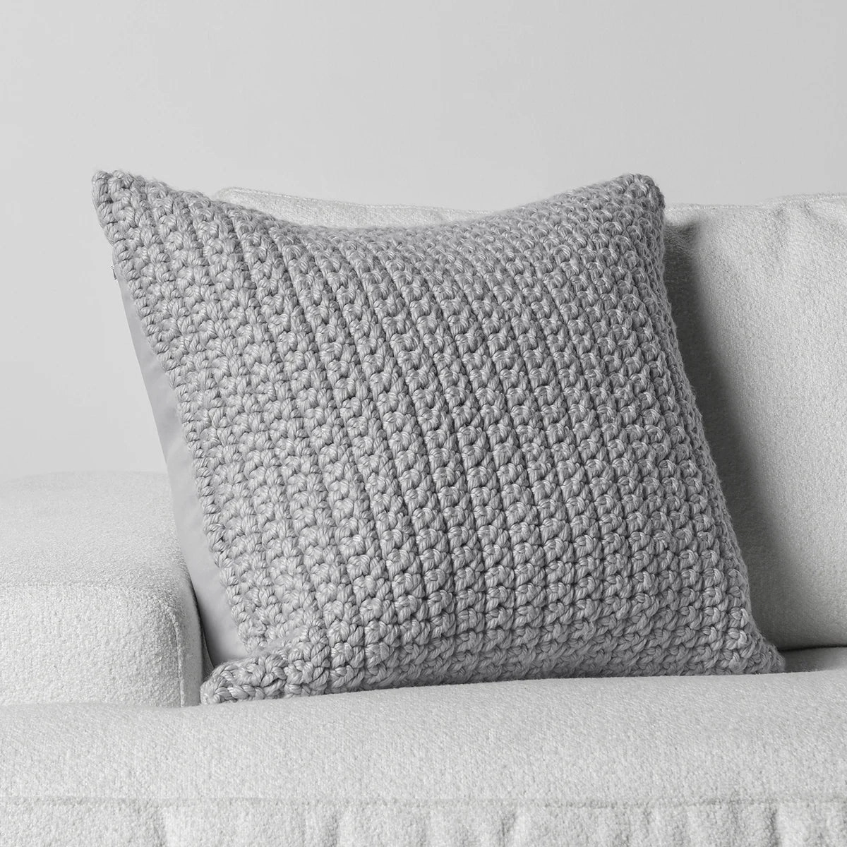 Villa By Classic Home - Prism 22" Performance Outdoor Throw Pillow, Light Gray - VO60002 Villa By Classic Home