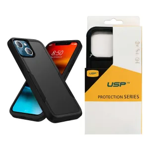 Usp Case For Iphone 17 Pro Black Armor Light Case Rounded Edges
