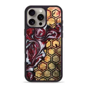 Iphone 16 Pro Max Wood Phone Case - Ila (Pattern, 777660) Anti Spy Fingerprint Resistant Coating