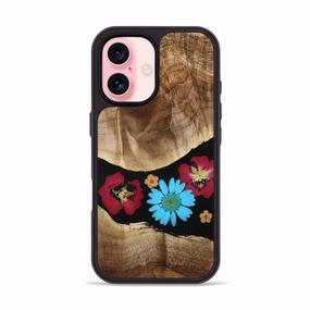 Iphone 16 Wood Phone Case - Austyn (Bloom, 777882) Drop Resistant