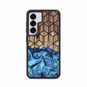 Galaxy S25 Wood Phone Case - Leticia (Pattern, 781752) Protective Layer Ultra Slim Protector