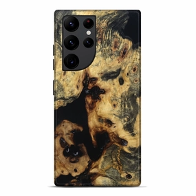 Anti Reflection Galaxy S22 Ultra Wood Live Edge Phone Case - Elodie (Wood Burl, 781246)