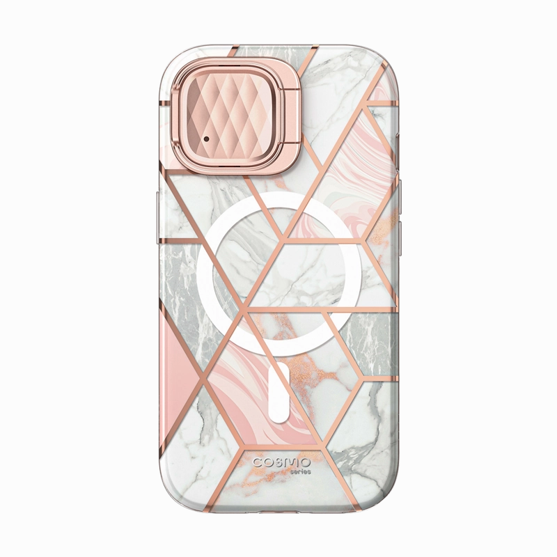 Iphone 14 Cosmo Mag Case - Marble Pink Anti Fog