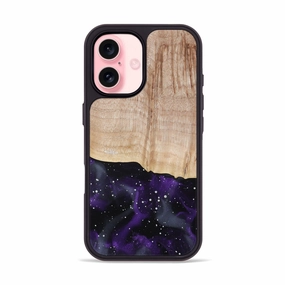 Iphone 16 Wood Phone Case - Meilani (Cosmos, 780584) Dustproof Cover