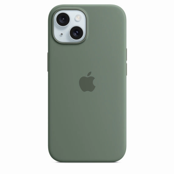 Anti Reflection Screen Silicone Case - Cypress (Iphone 15)
